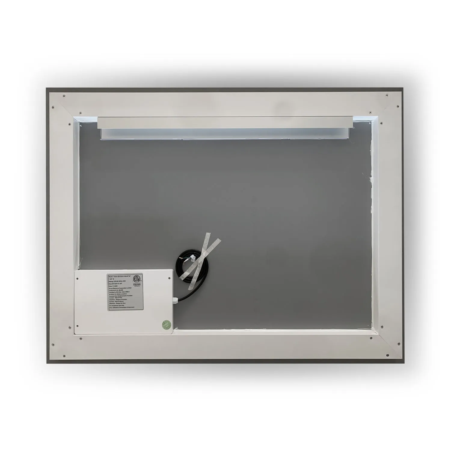 Genova Rectangle Frameless Modern LED Bathroom Vanity Mirror