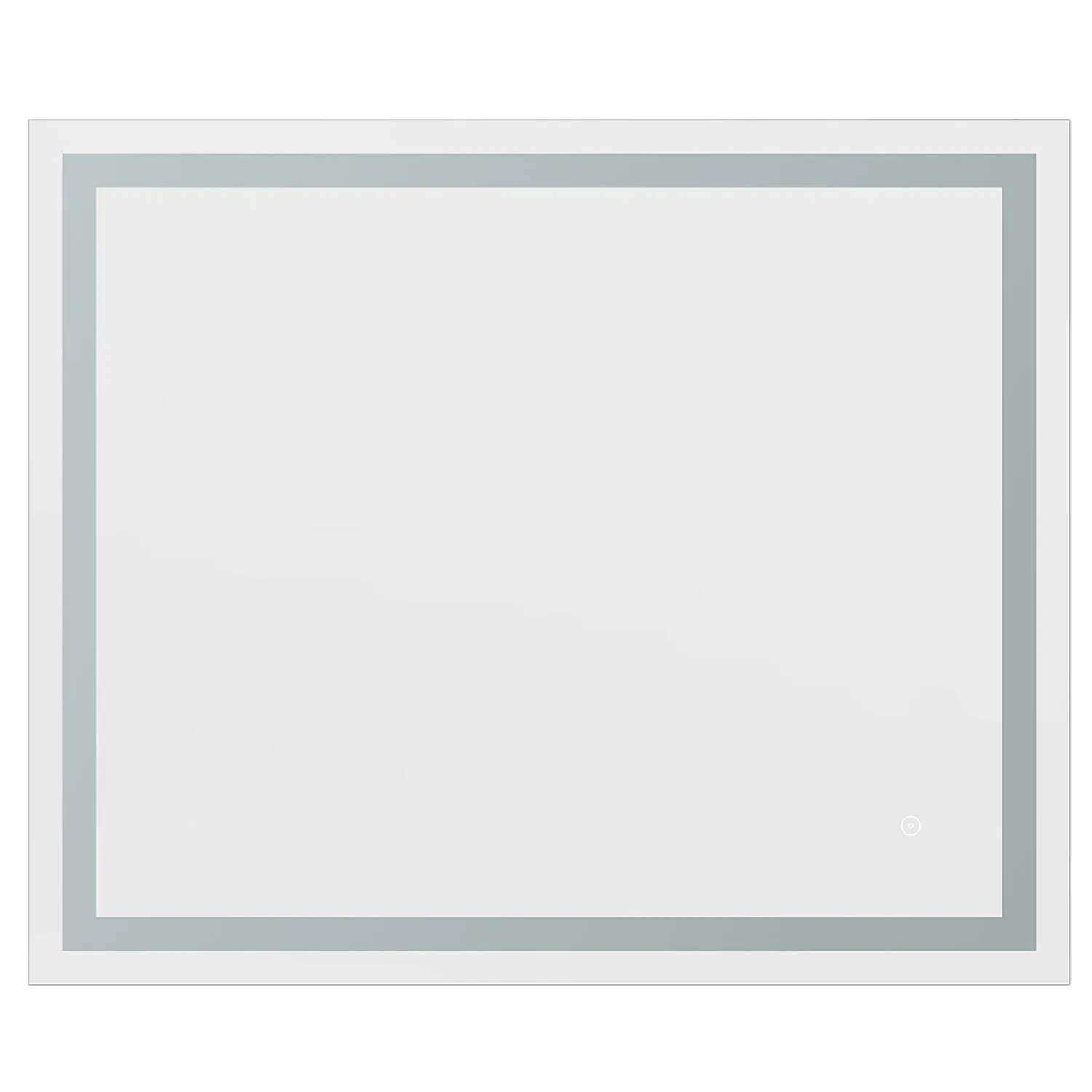 Genova Rectangle Frameless Modern LED Bathroom Vanity Mirror