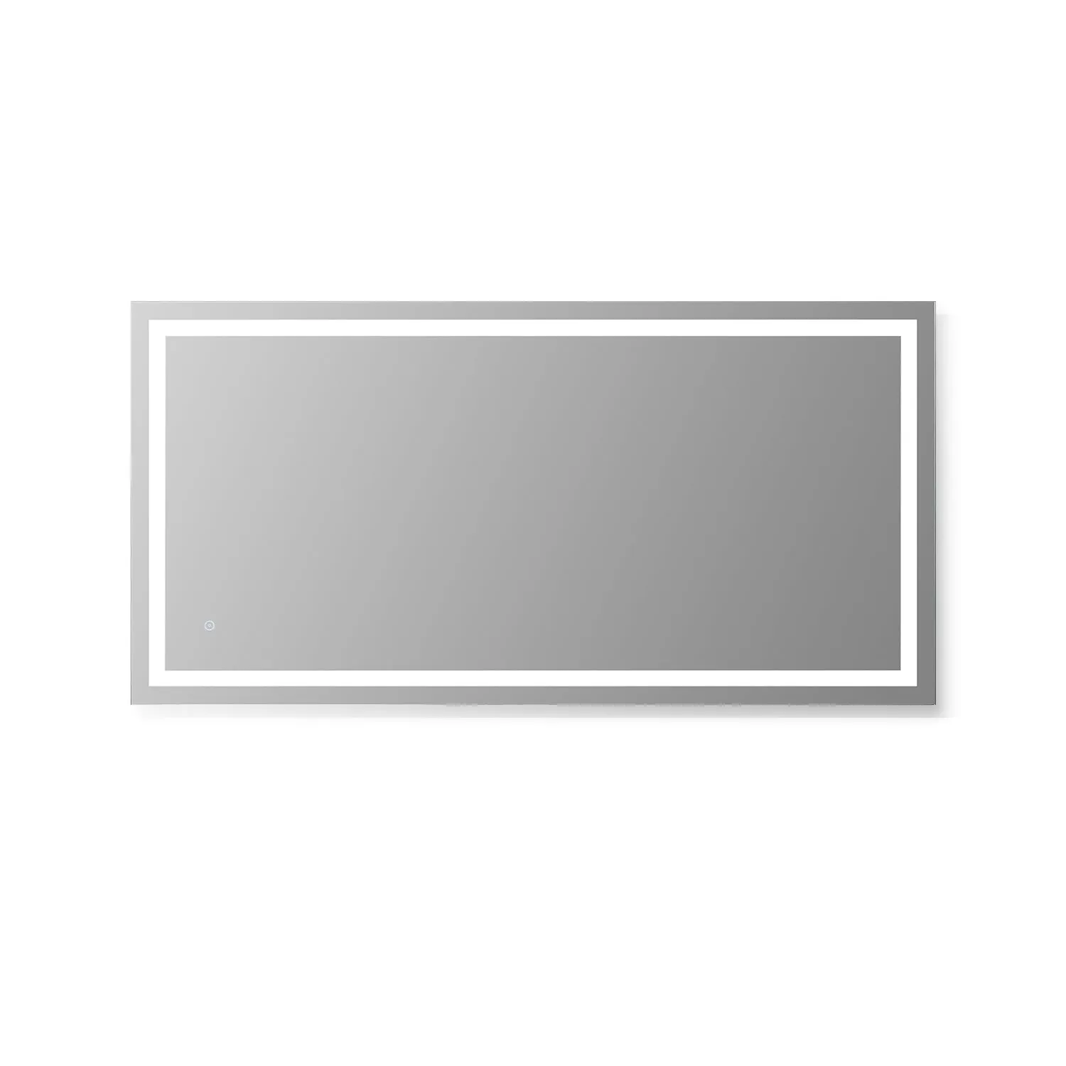 Genova Rectangle Frameless Modern LED Bathroom Vanity Mirror