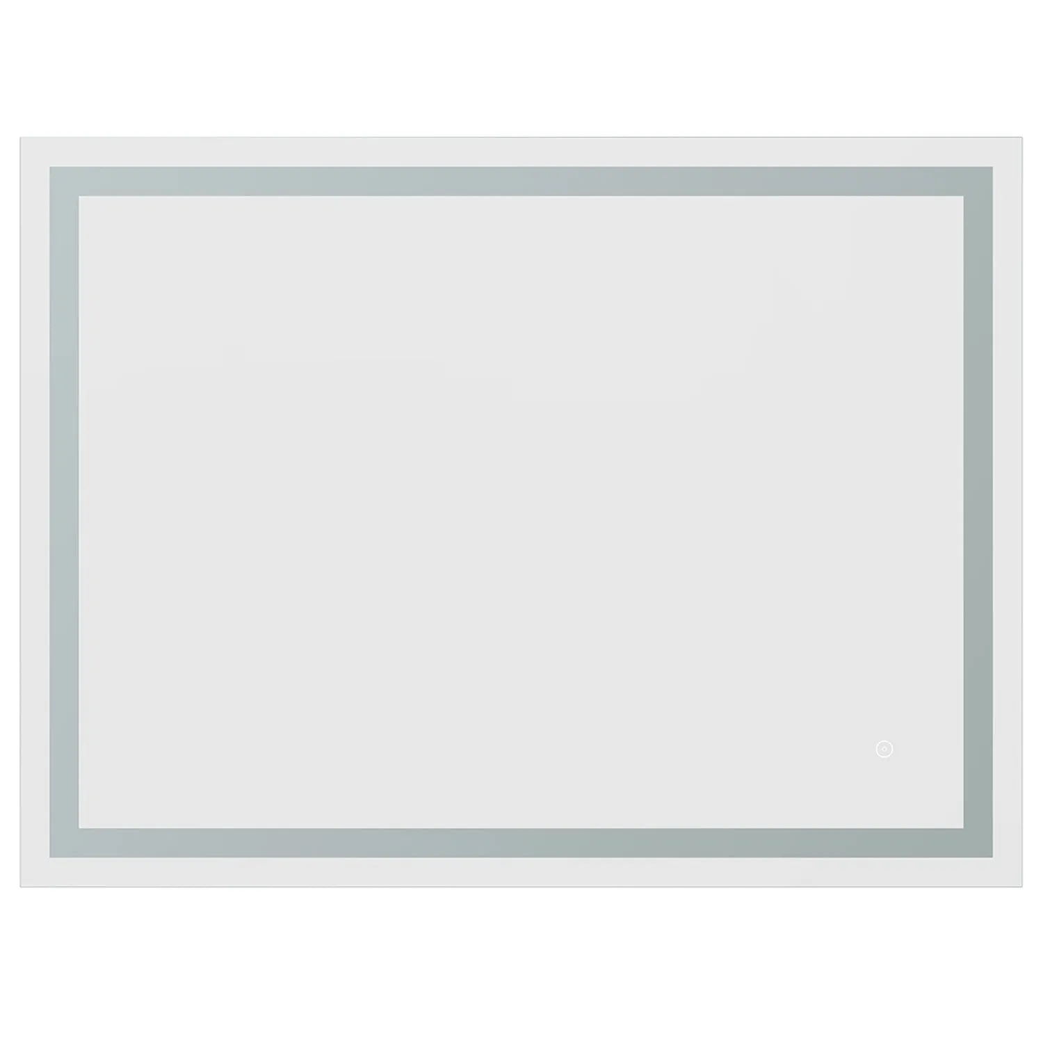 Genova Rectangle Frameless Modern LED Bathroom Vanity Mirror