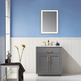 Genova Rectangle Frameless Modern LED Bathroom Vanity Mirror
