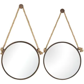 Greenwich Round Mirrors (Set of 2)