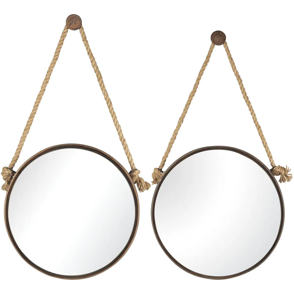 Greenwich Round Mirrors (Set of 2)