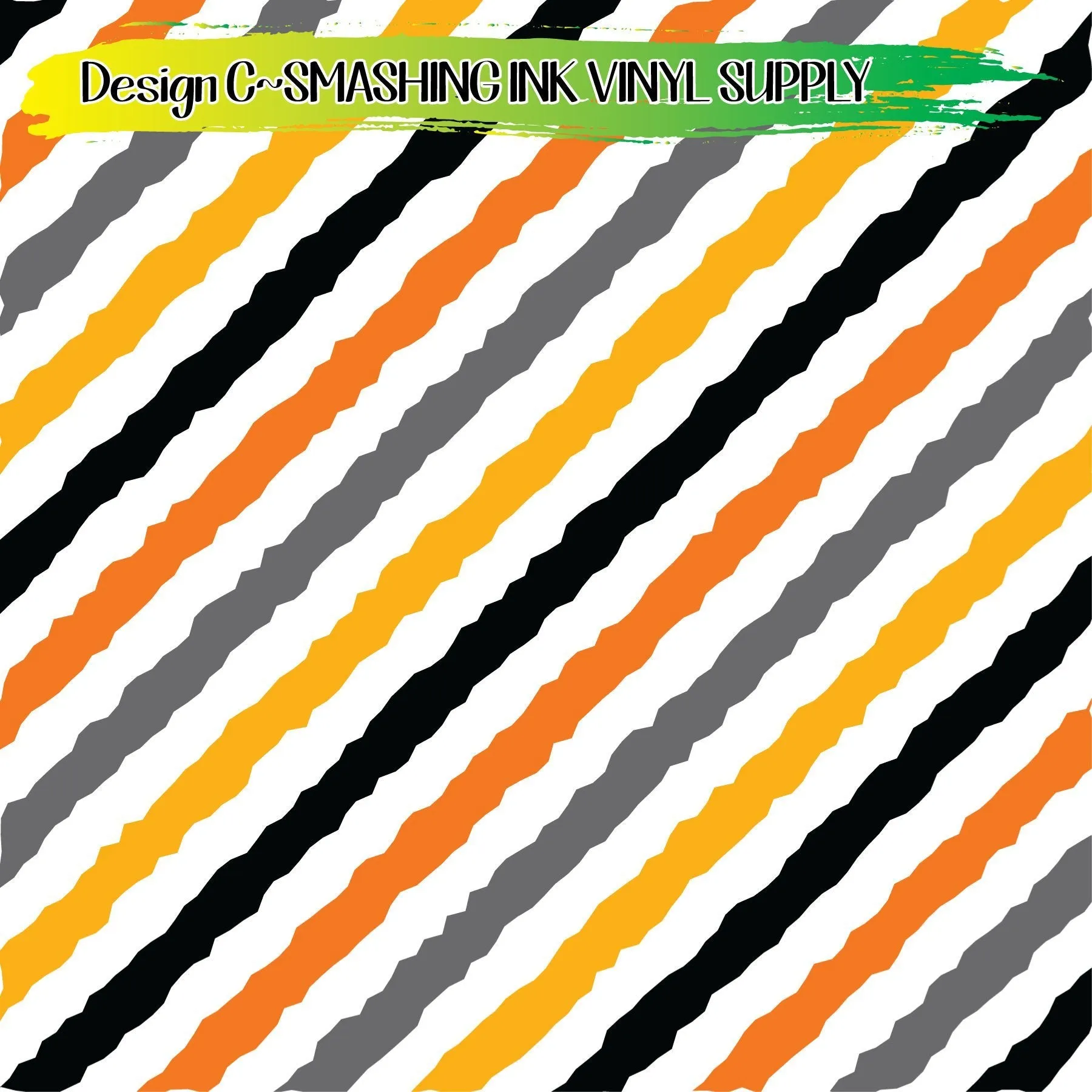 Halloween Strips ★ Pattern Vinyl | Faux Leather | Sublimation (TAT 3 BUS DAYS)