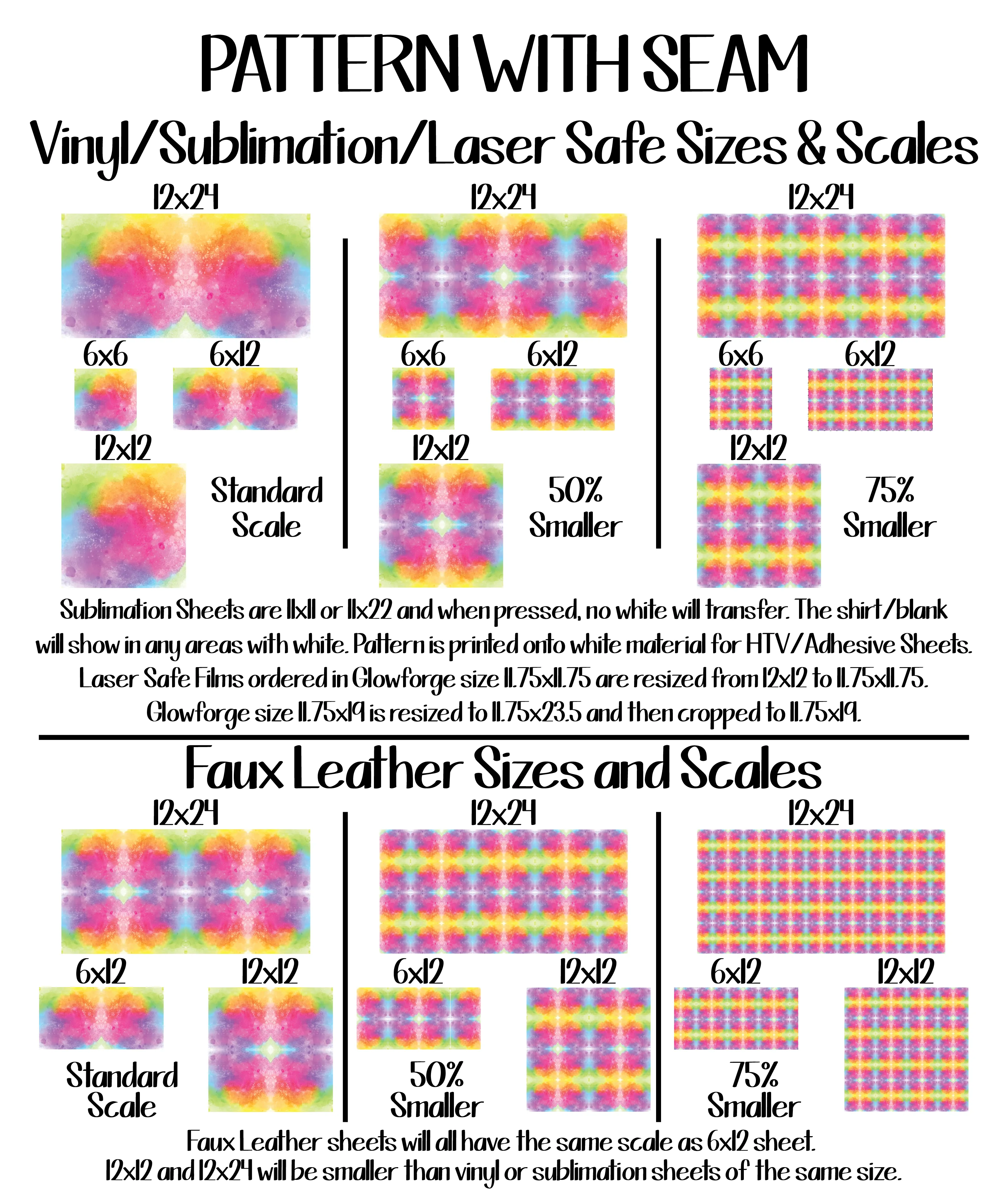 Halloween Strips ★ Pattern Vinyl | Faux Leather | Sublimation (TAT 3 BUS DAYS)