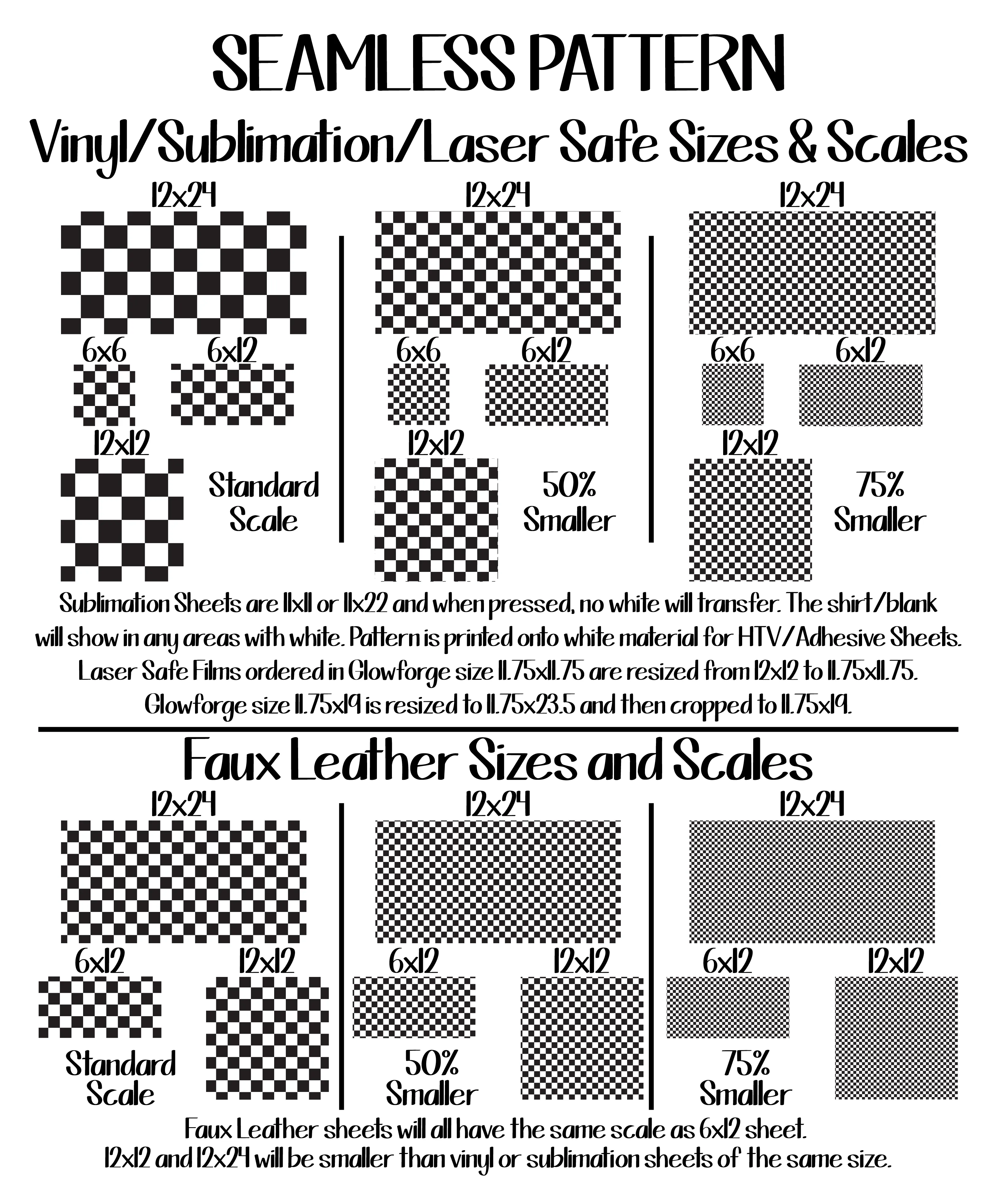 Halloween Strips ★ Pattern Vinyl | Faux Leather | Sublimation (TAT 3 BUS DAYS)