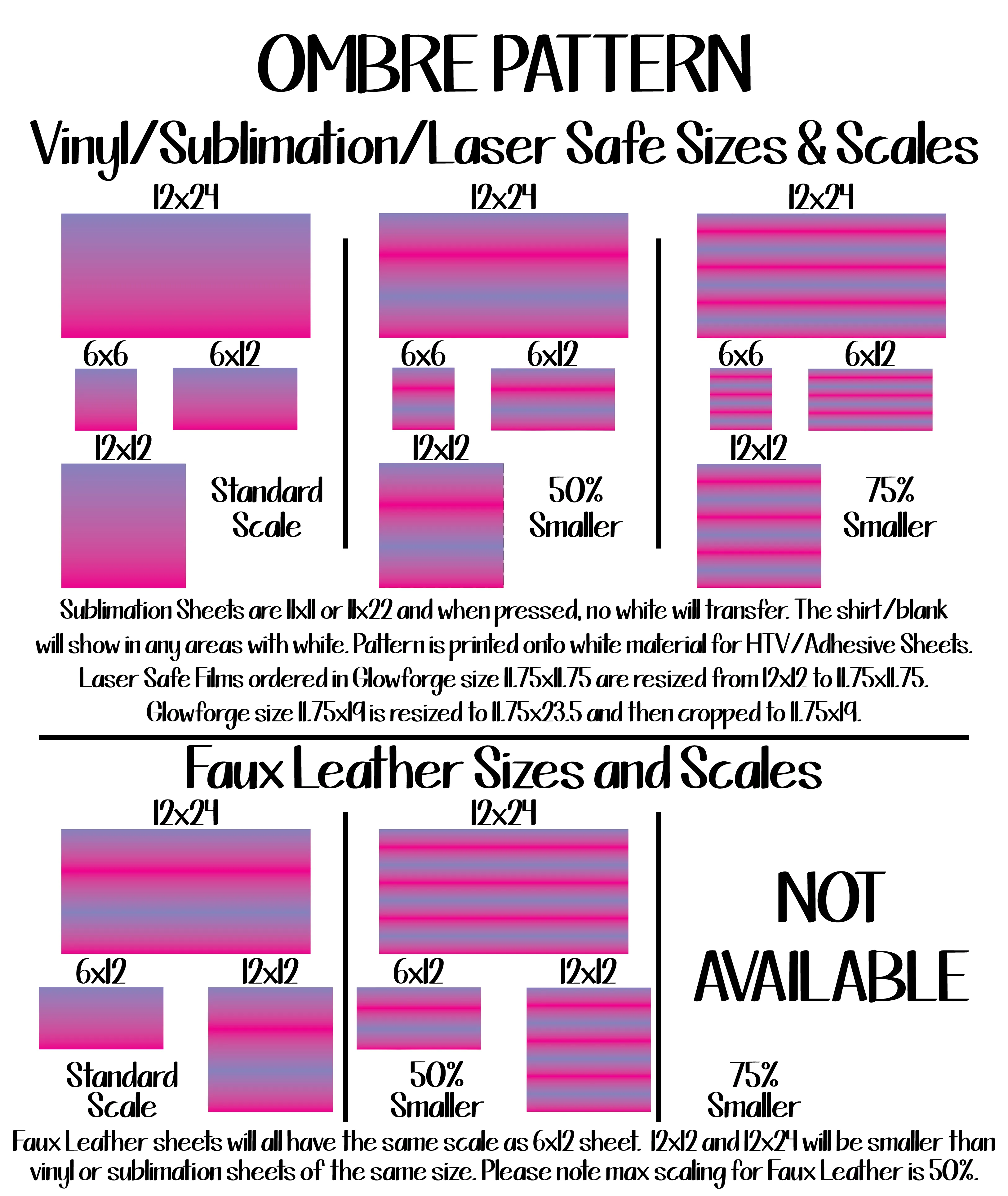 Halloween Strips ★ Pattern Vinyl | Faux Leather | Sublimation (TAT 3 BUS DAYS)
