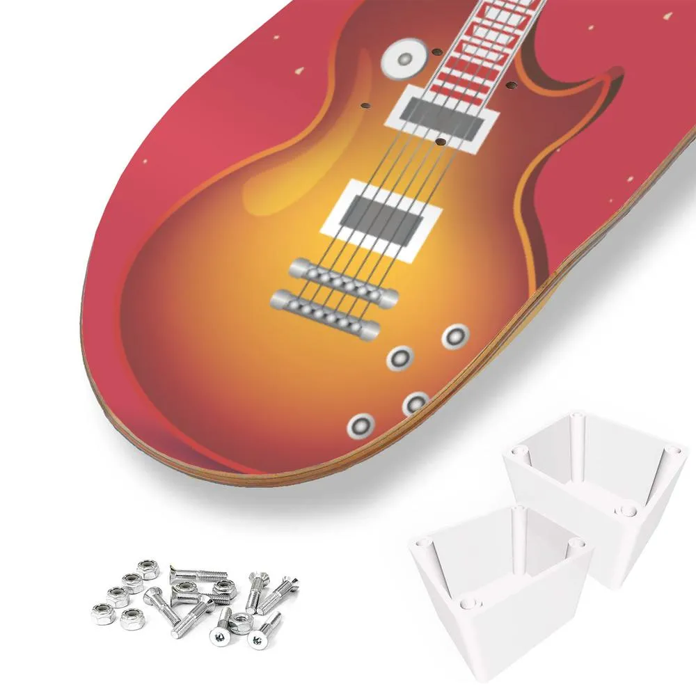 Hard Rock Blue Poster Skateboard Wall Art