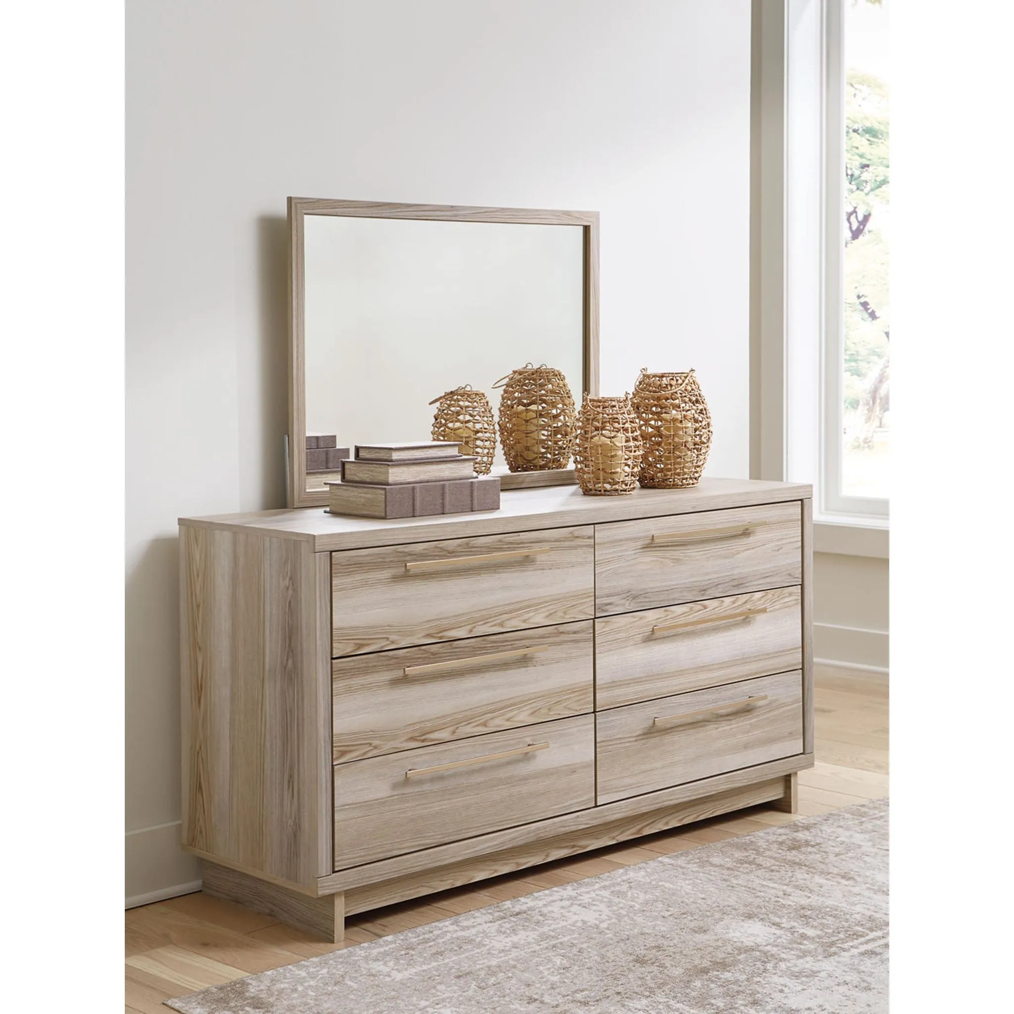 Hasbrick Dresser and Mirror