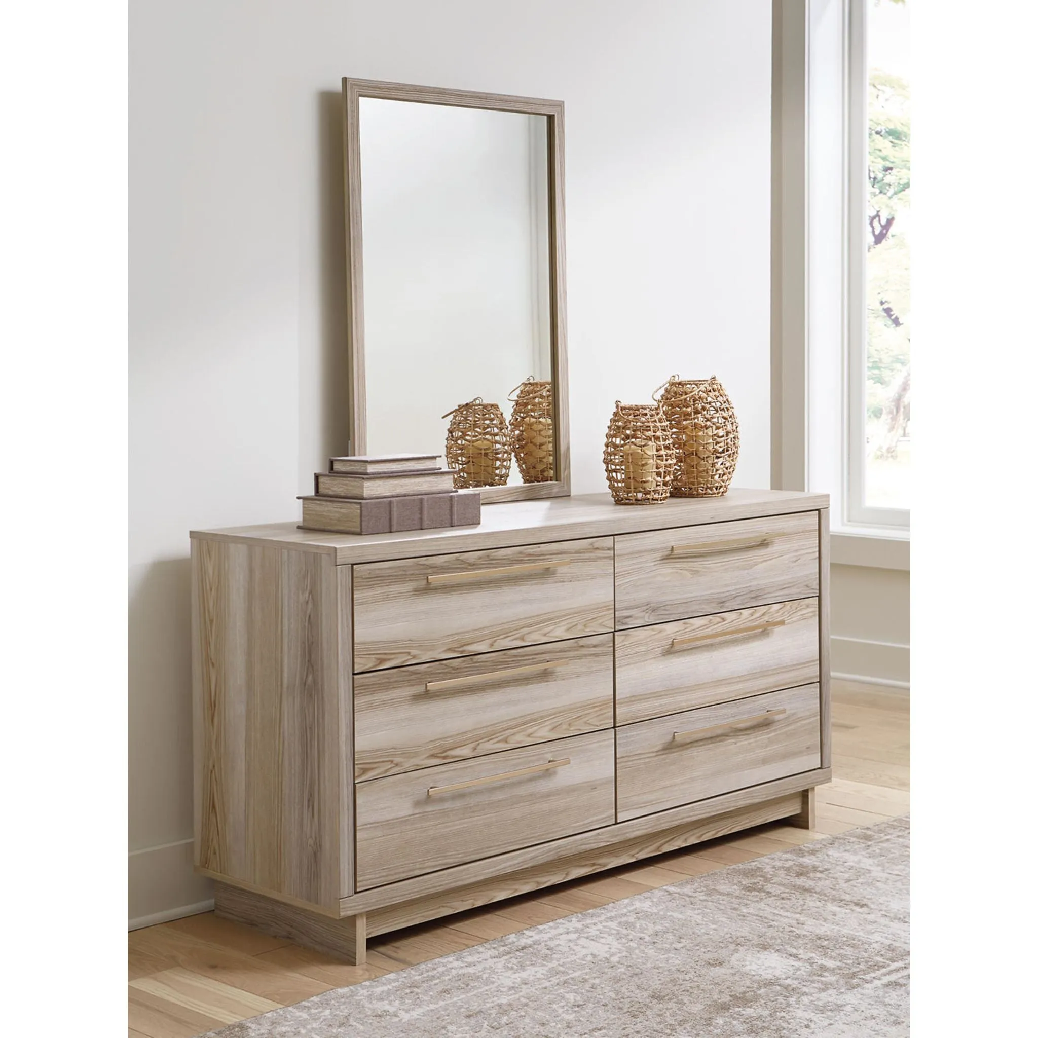 Hasbrick Dresser and Mirror