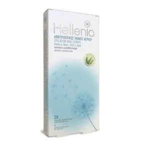 Hellenia 20 Epilation Wax Strips For Body and Legs