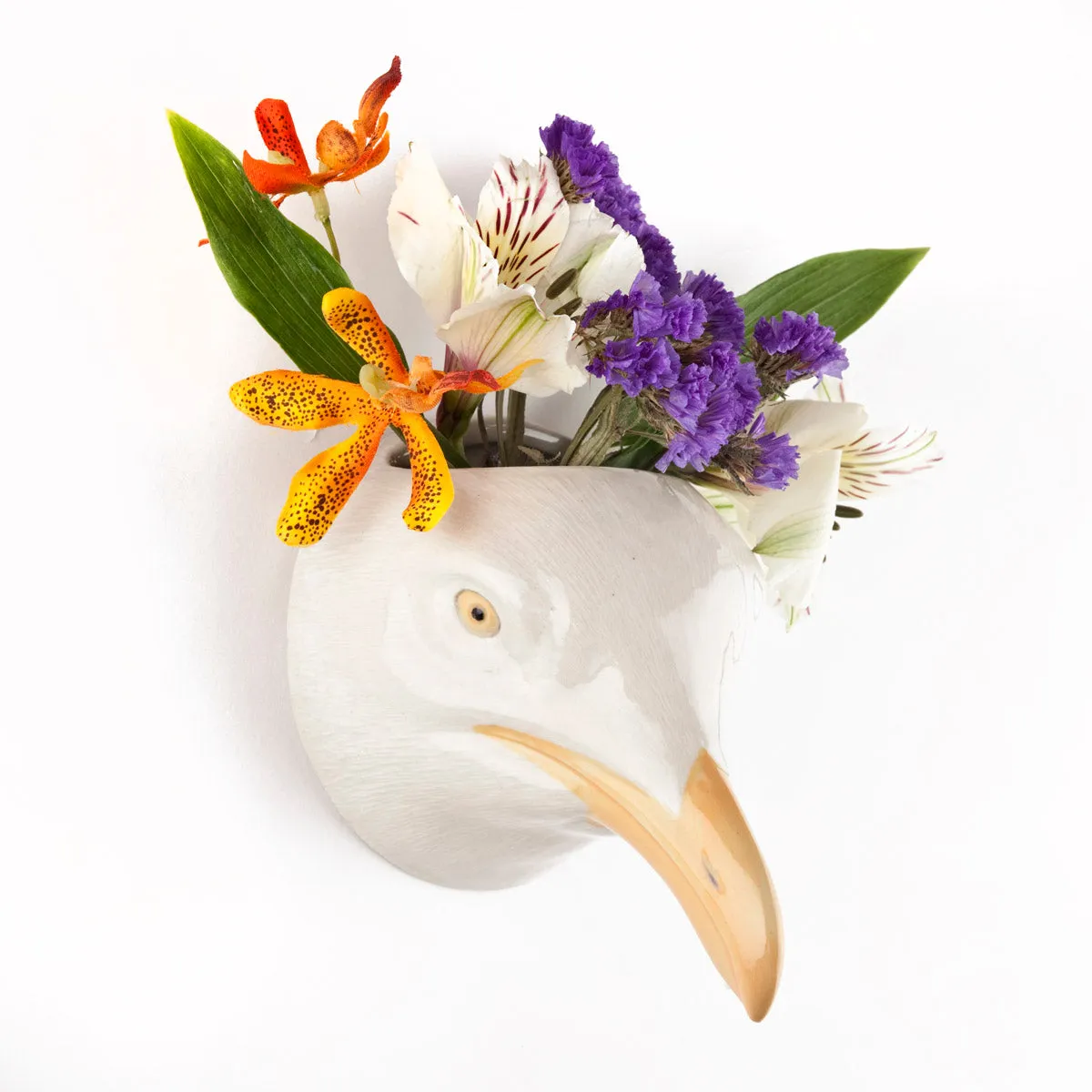 Herring Gull Wall Vase by Quail Ceramics