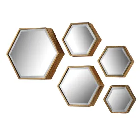Hexagonal Wall Mirrors