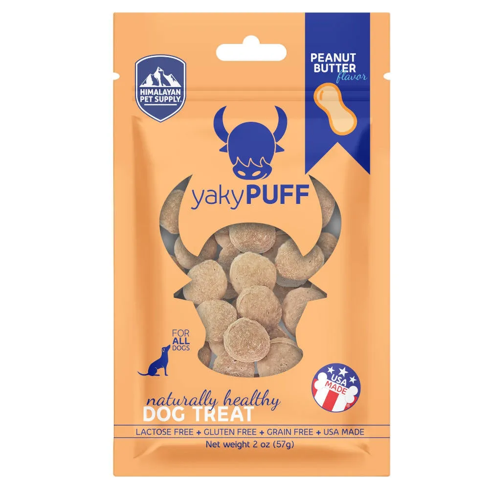 Himalayan Dog Chew YakyPuff Dog Treats (Peanut Butter) 2oz