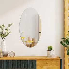 Housething 30 X 20 Cm Oval Mirror Home Improvement