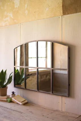 Kalalou Arched Metal Wall Mirror