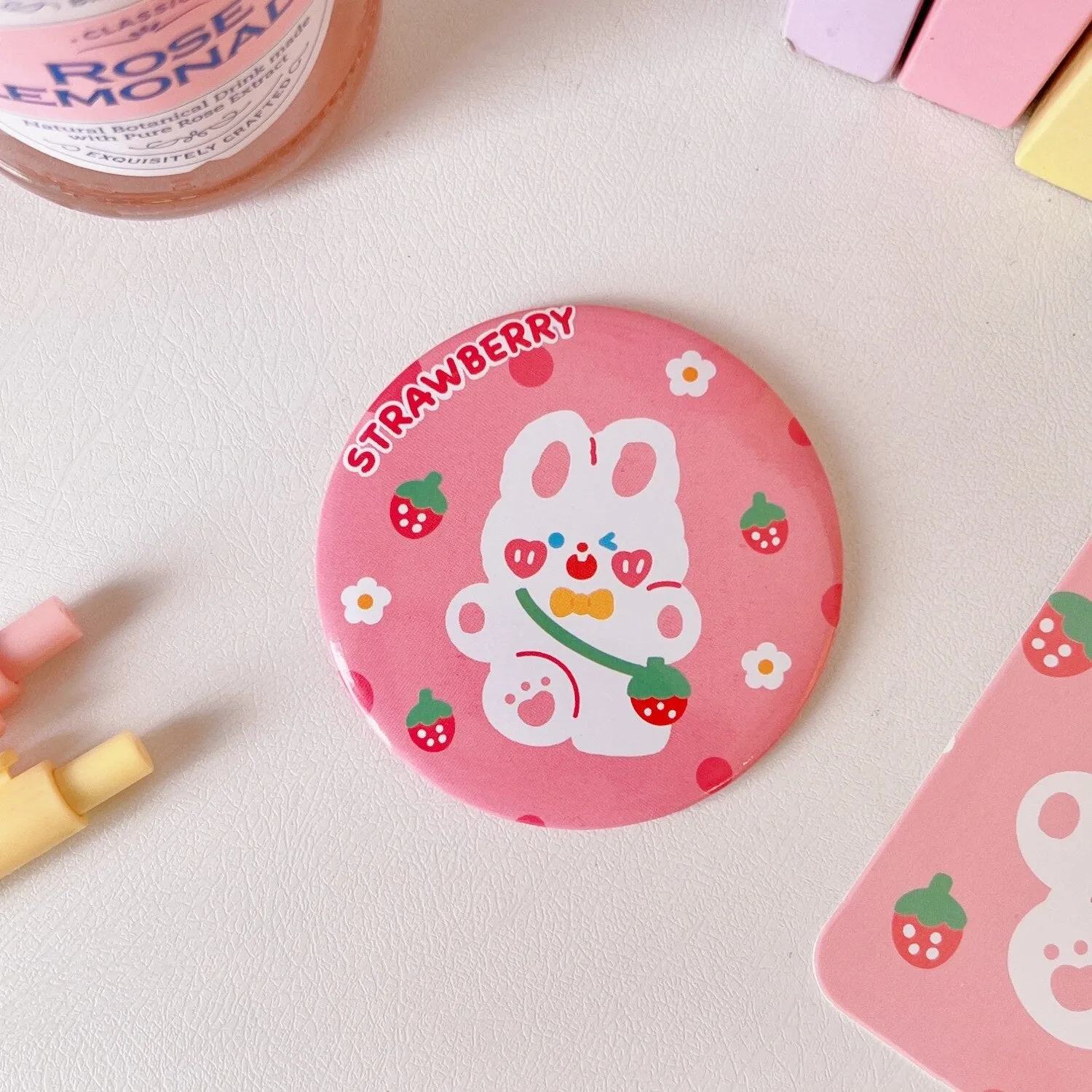 Kawaii Pocket Traveling Makeup Mirror