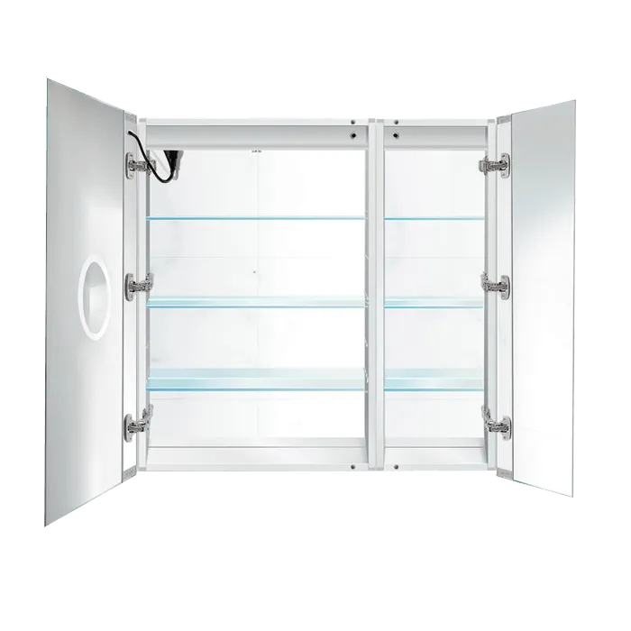 Krugg Svange 36″ X 36″ LED Bi-View Medicine Cabinet w/Dimmer & Defogger