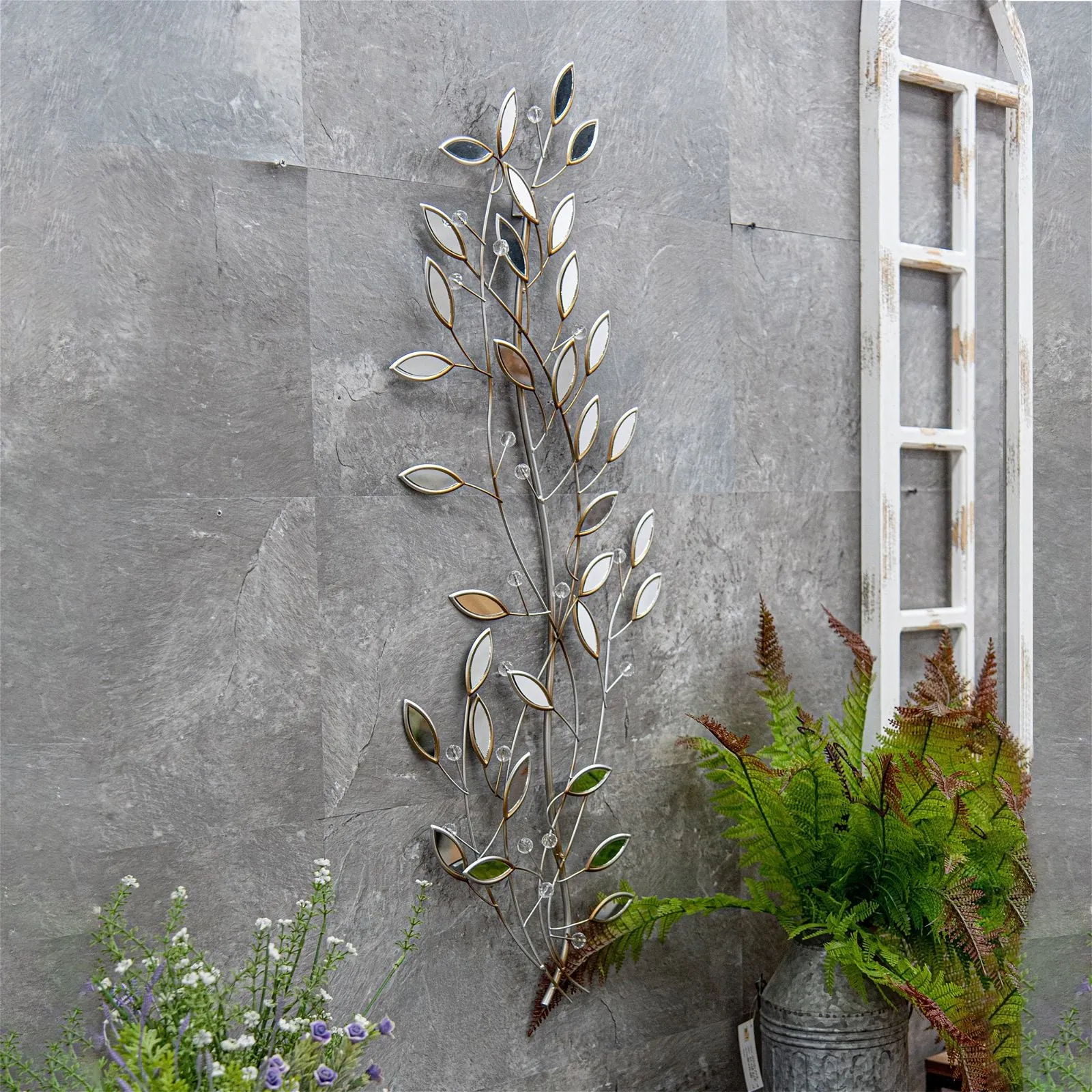Leaf Mirror Wall Art by Urban Style