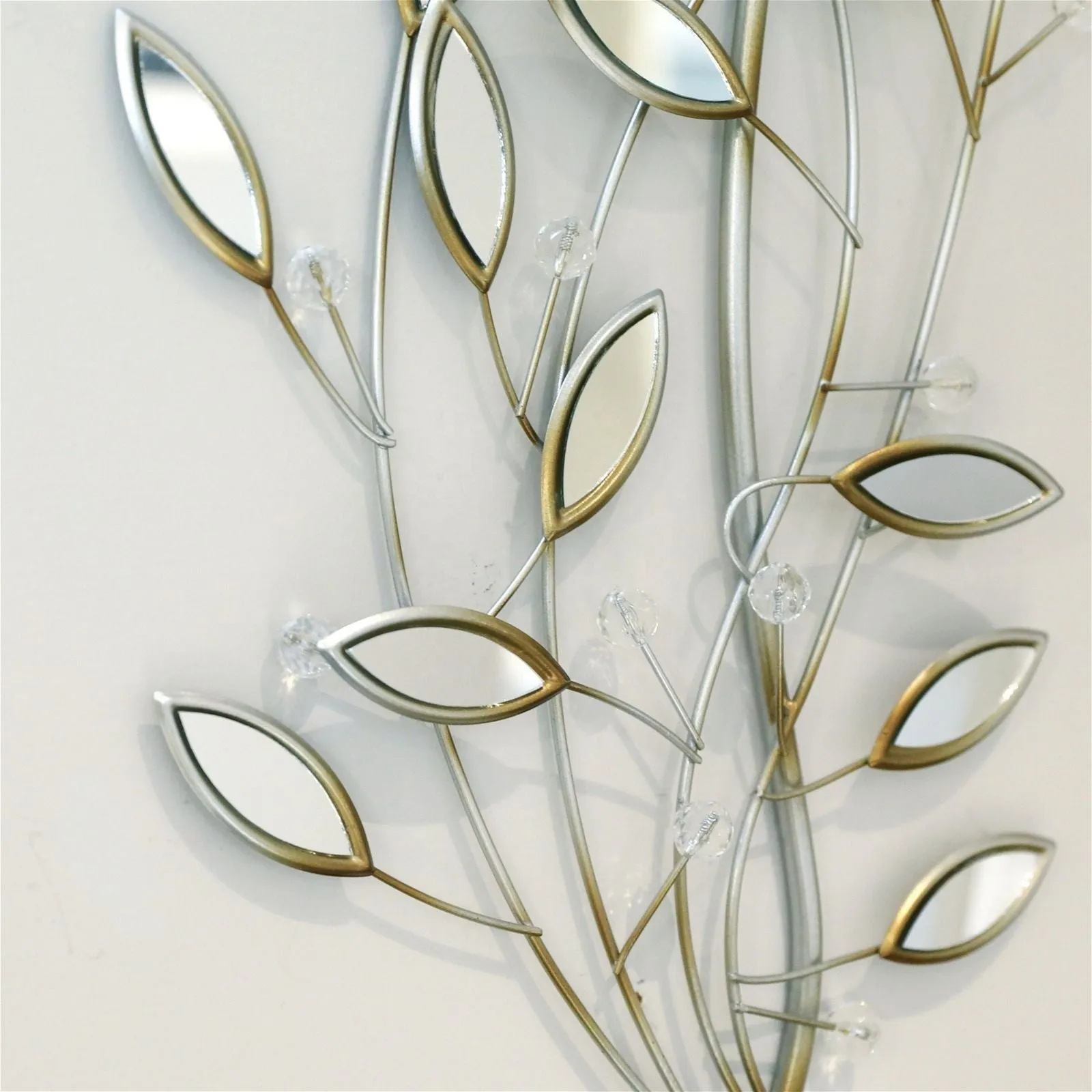 Leaf Mirror Wall Art by Urban Style