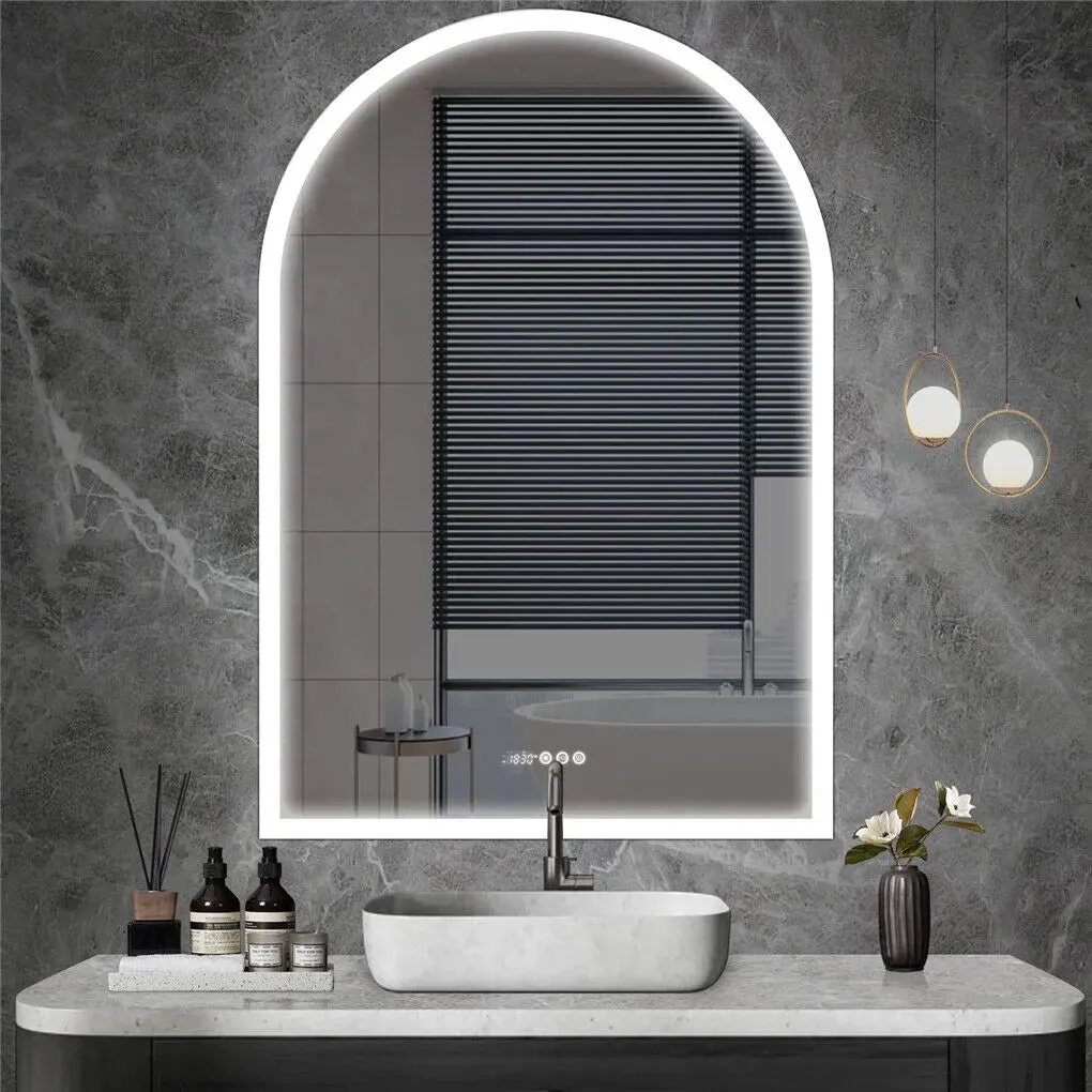 LED Anti-Fog Bath Mirror with Temp