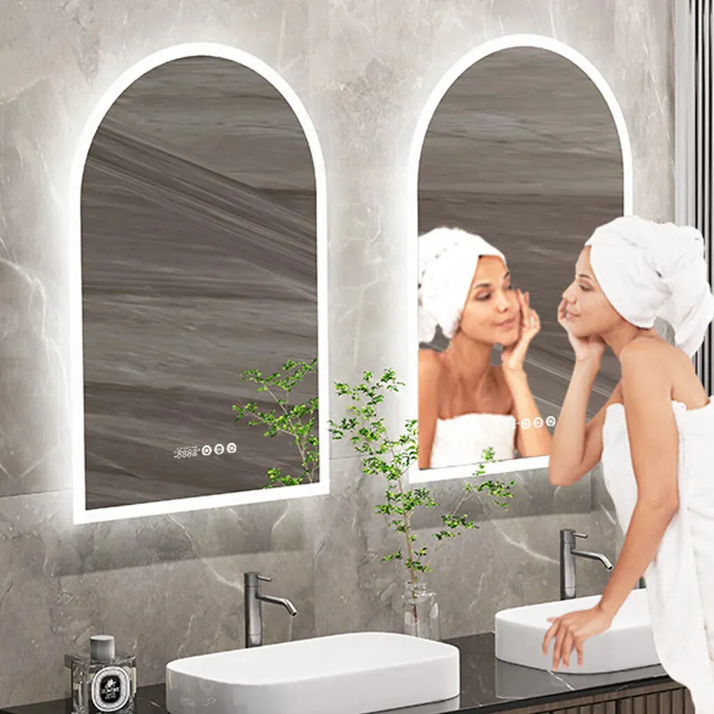 LED Anti-Fog Bath Mirror with Temp