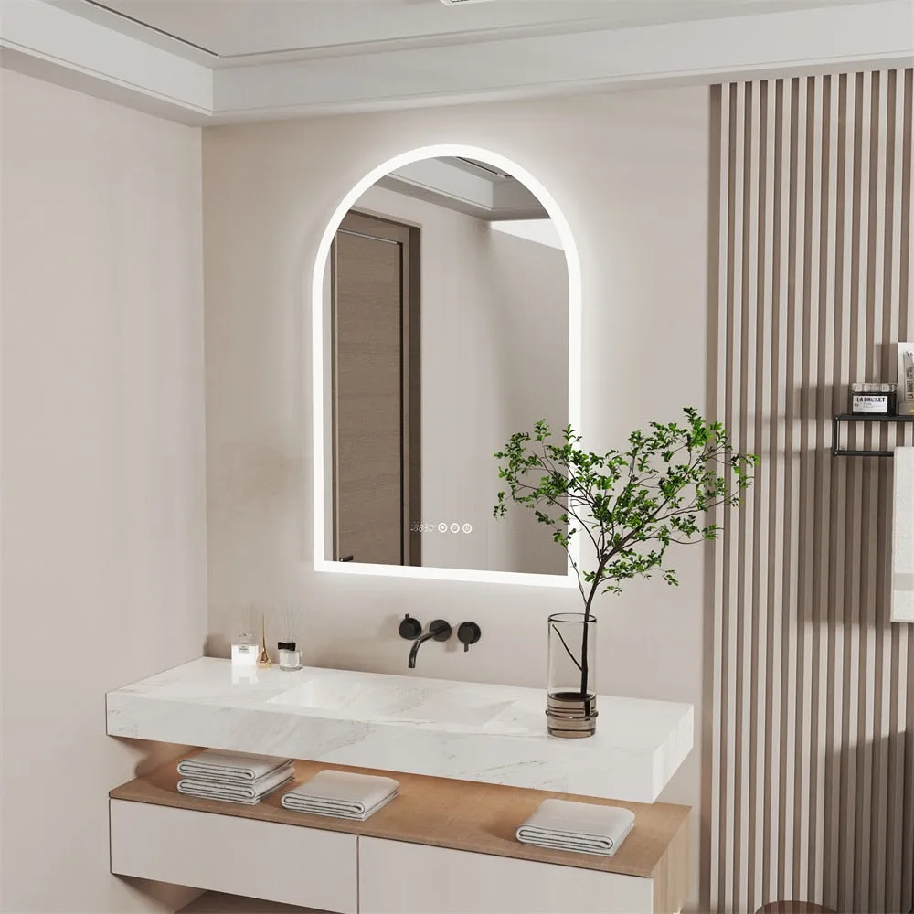 LED Anti-Fog Bath Mirror with Temp