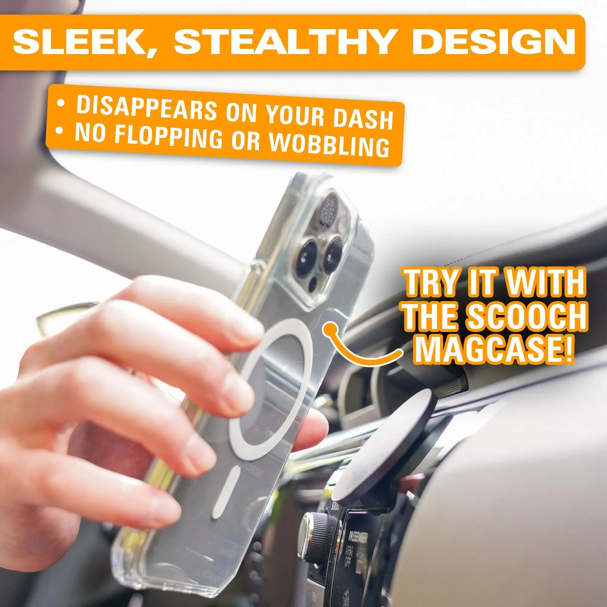 MagMount Flat for MagSafe - Flat Phone Mount for Car, Wall, and Mirror