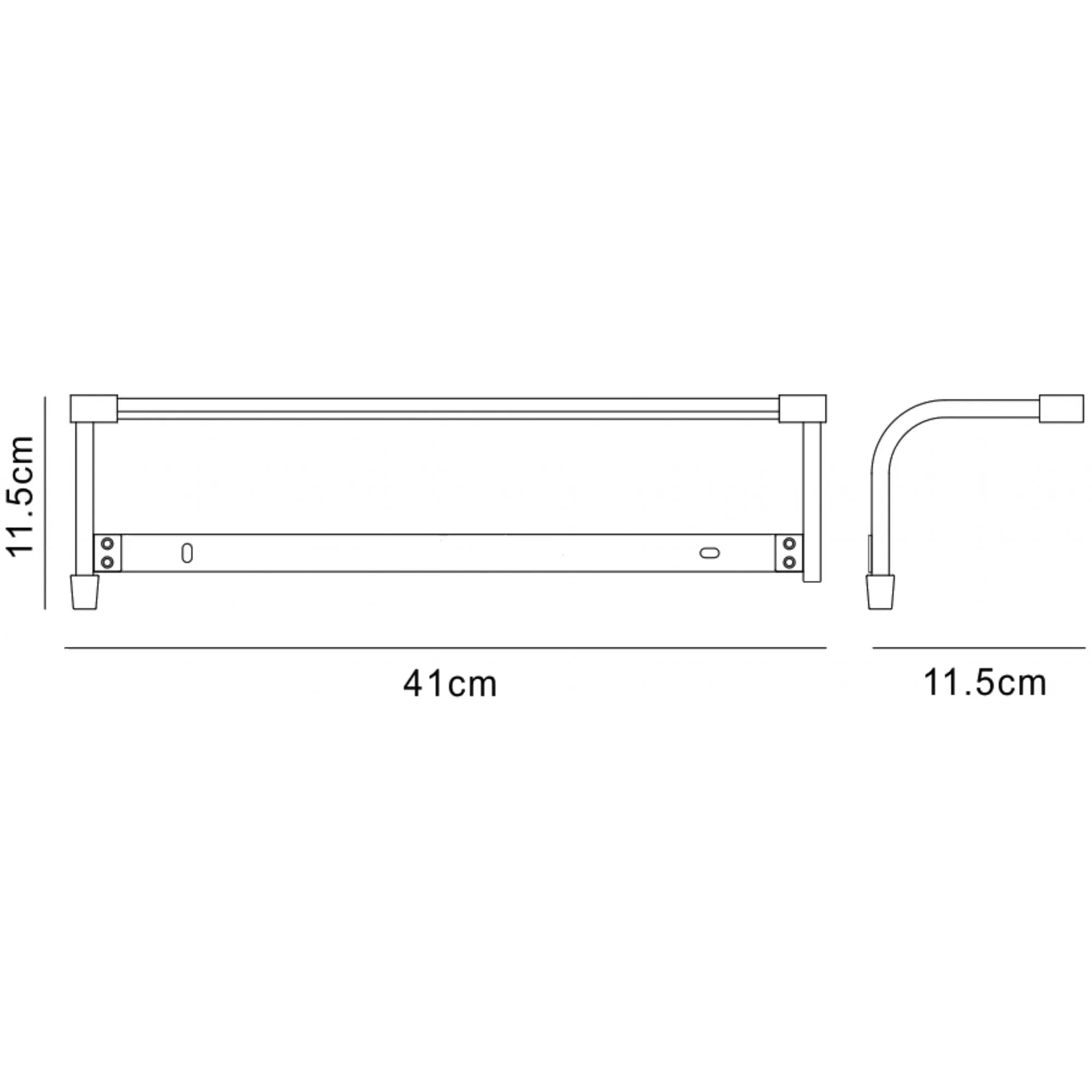 Mantra M5086 Sisley Wall Lamp LED Chrome Silver