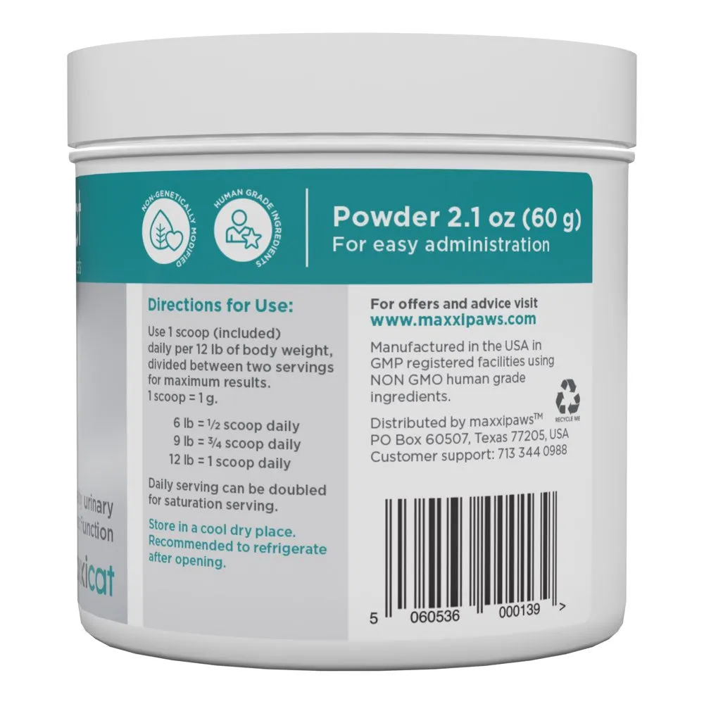 Maxxipaws MaxxiUtract Urinary & Bladder Supplement For Cats 60g