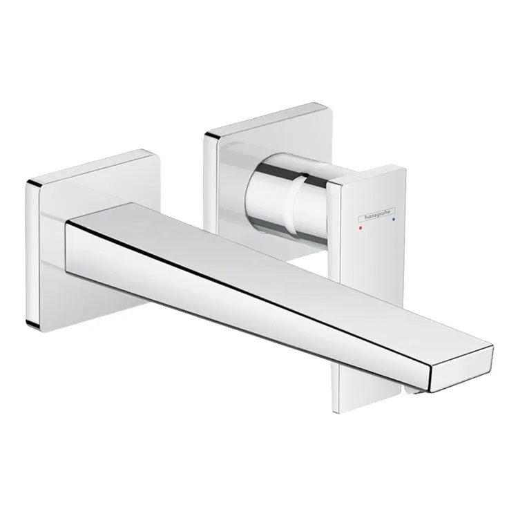 Metropol Single Handle Wall-Mount Bathroom Faucet