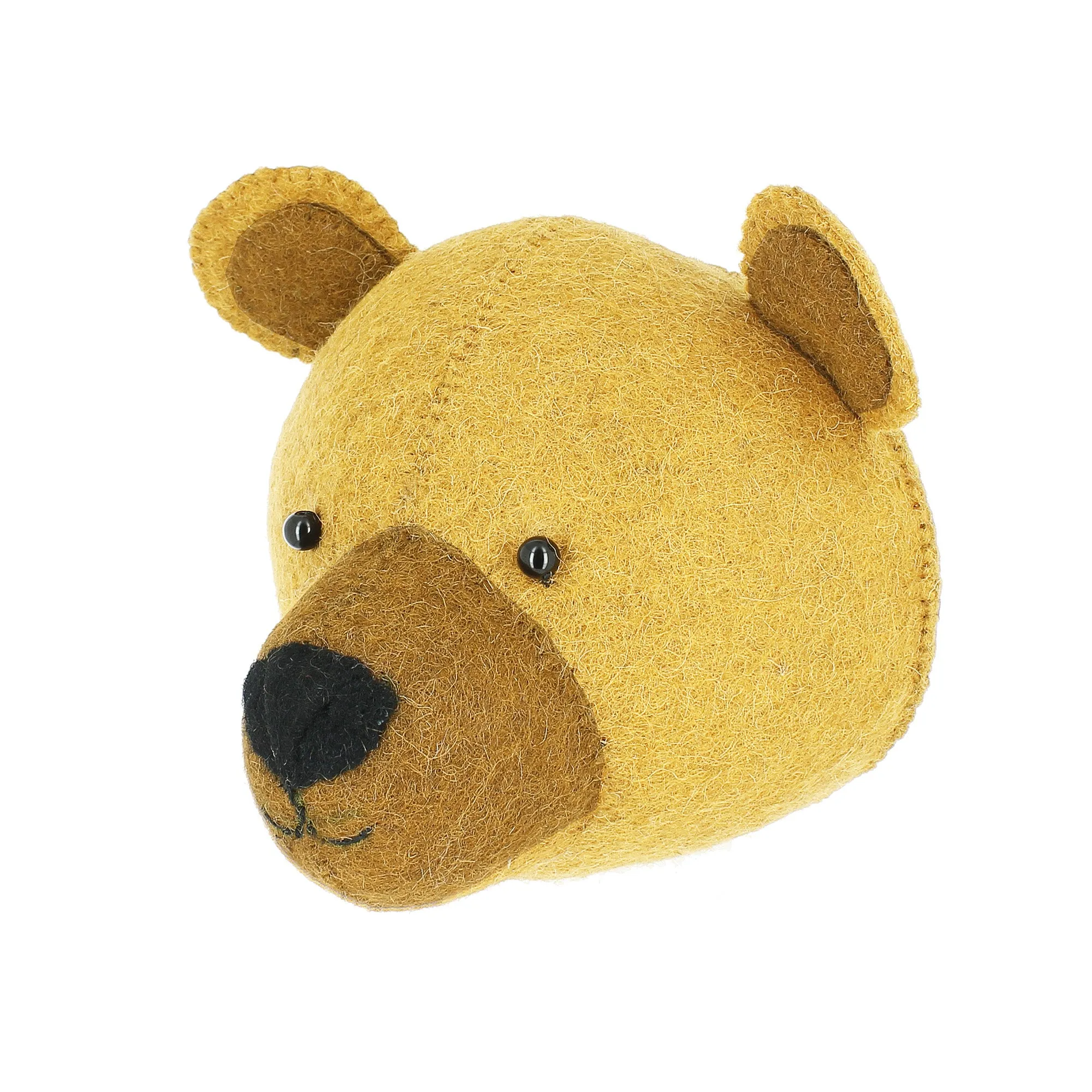 Mini Bear Cub Head Wall Mount