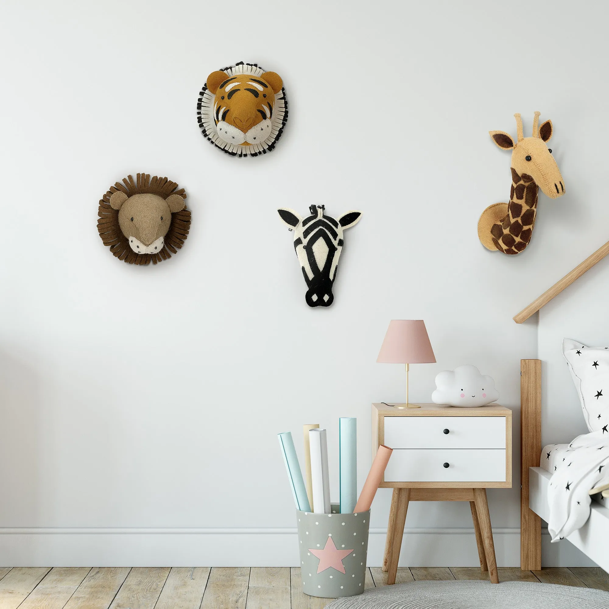 Mini Tiger Head Wall Mount