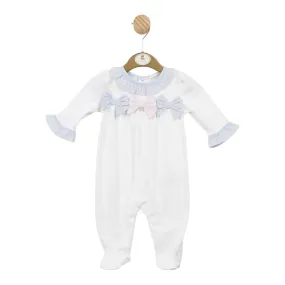 Mintini - White romper with bow detail