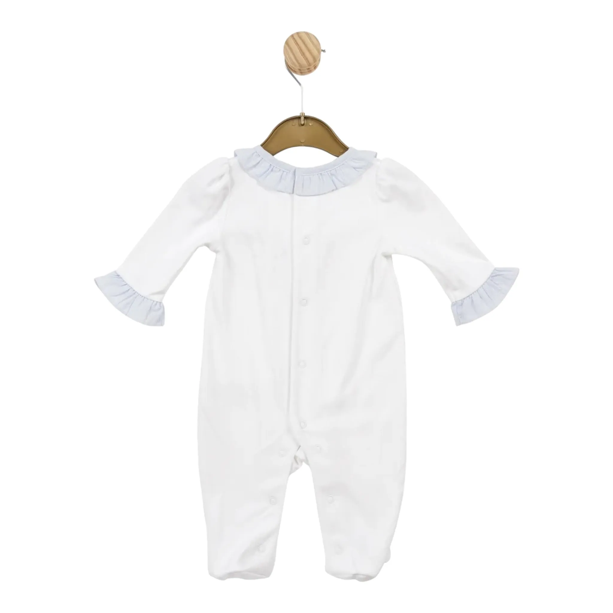 Mintini - White romper with bow detail