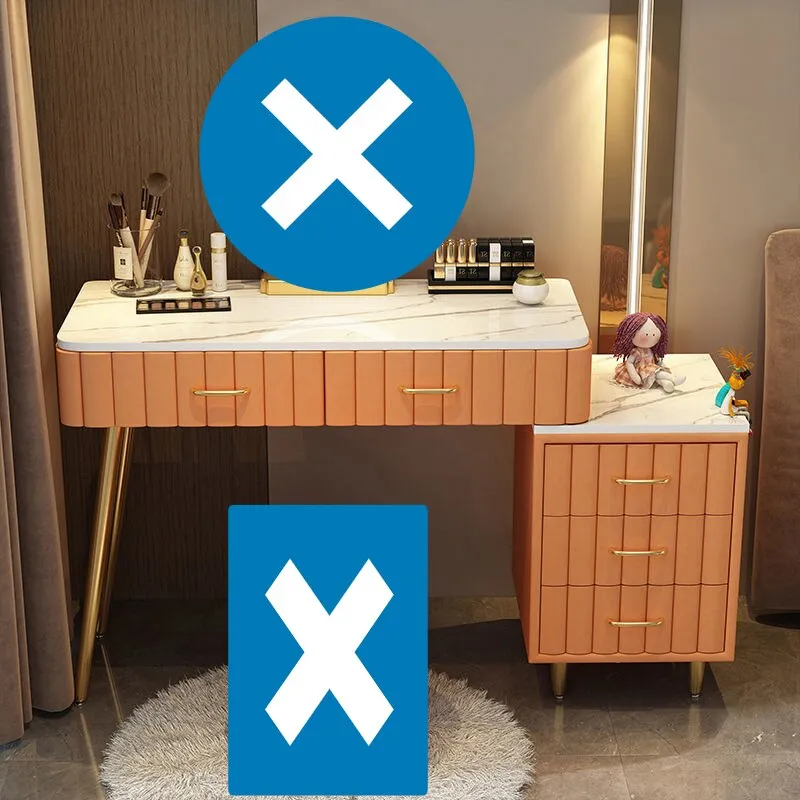 Multi-functional Dressing Table with LED Mirror