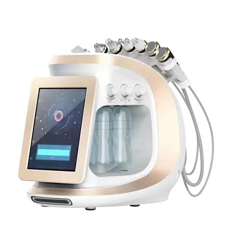 NEW Water Dermabrasion Oxygen Ice Blue Hydrafacial Smart Jet Aqua Peel Small Bubble Skin Cleansing Device facial machine