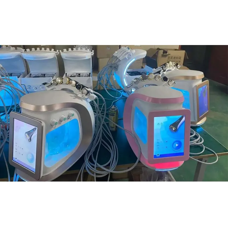 NEW Water Dermabrasion Oxygen Ice Blue Hydrafacial Smart Jet Aqua Peel Small Bubble Skin Cleansing Device facial machine