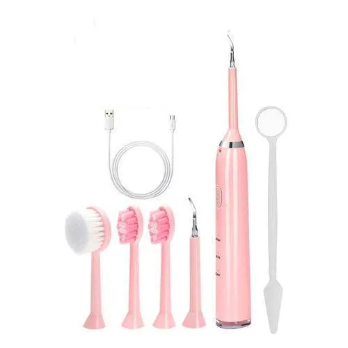 Newest 6in1 Electric Toothbrush Tooth Cleaner USB Rechargeable 3 Modes