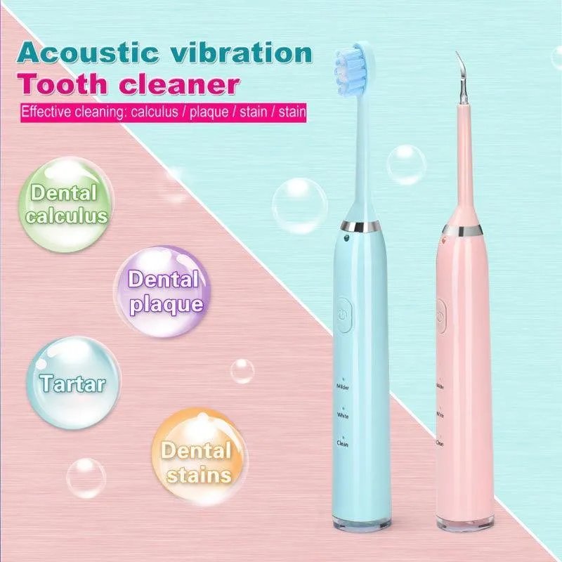 Newest 6in1 Electric Toothbrush Tooth Cleaner USB Rechargeable 3 Modes