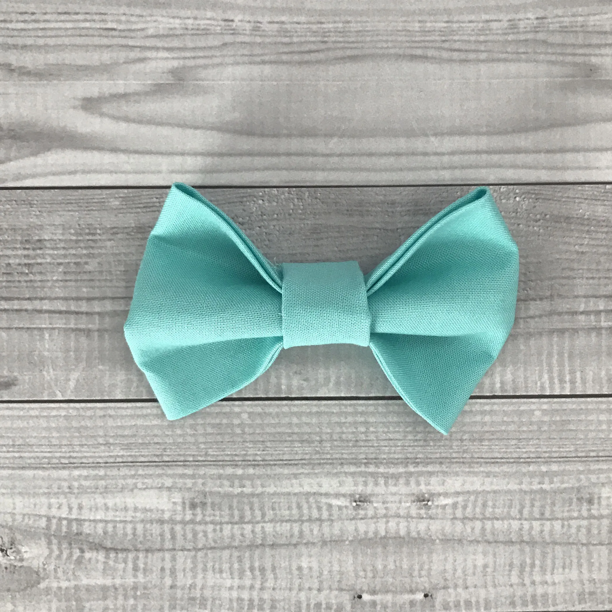 Ocean Blue Dog Bow