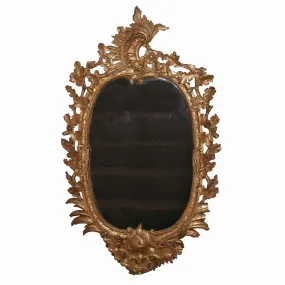 Oval Gilded Mirror