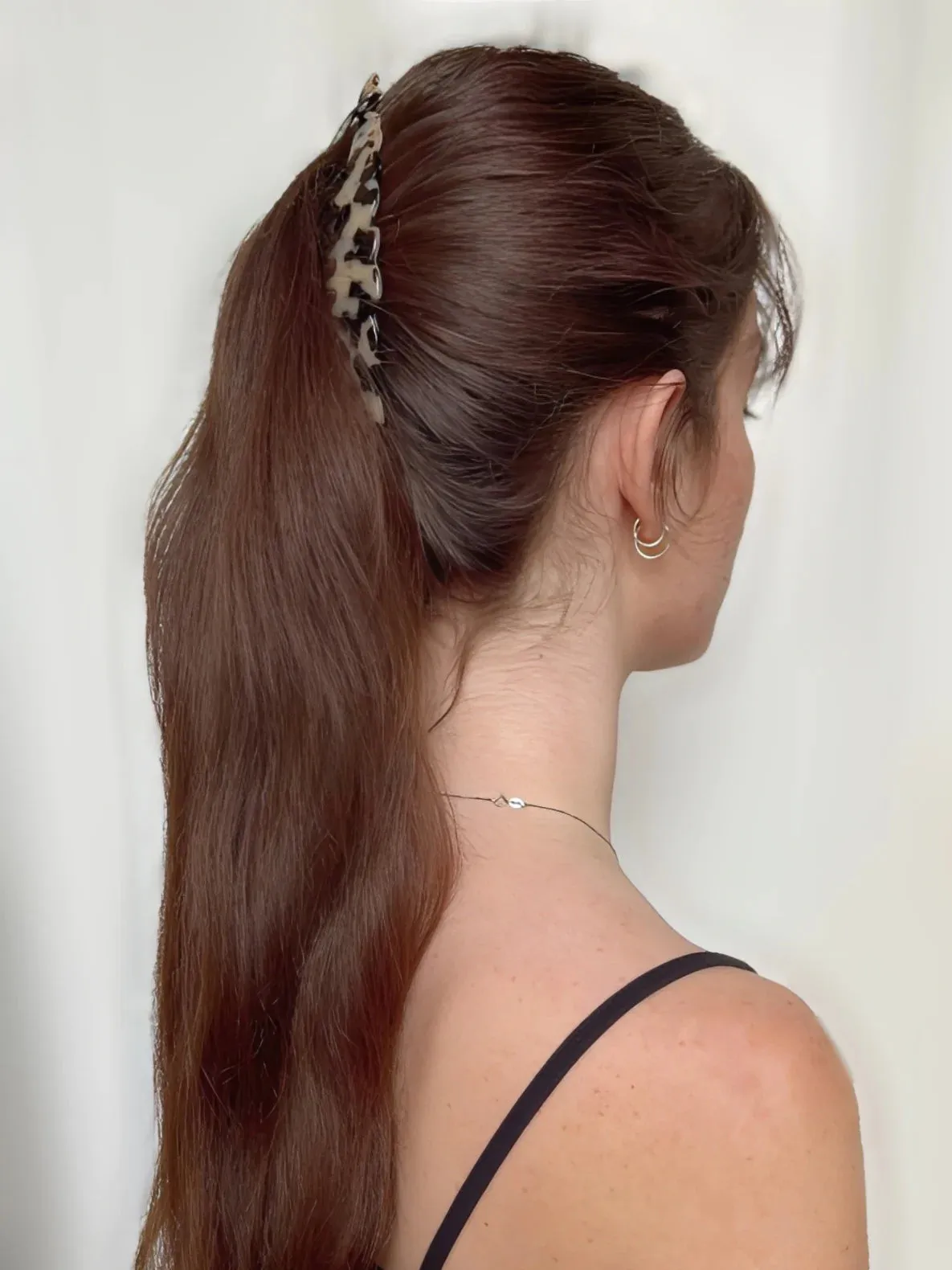 Paris Mode - Fish Dark Tortoiseshell Ponytail Holder Comb Set