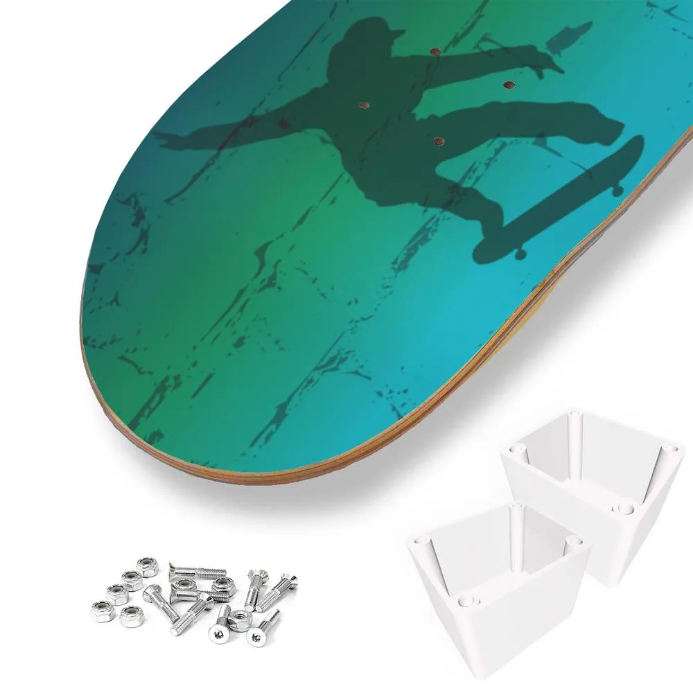 Personalized Child Name Graffiti City Skateboard Wall Decor