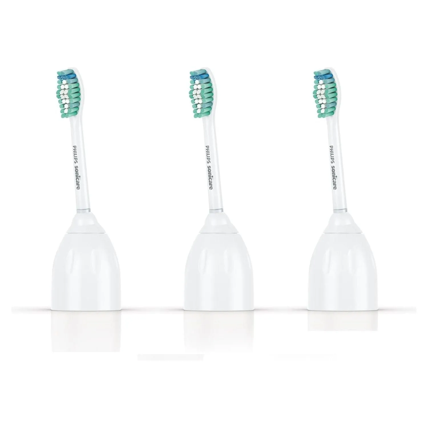 Philips Sonicare Genuine E-Series Replacement Toothbrush Heads, 3 Brush Heads, White, HX7023/64