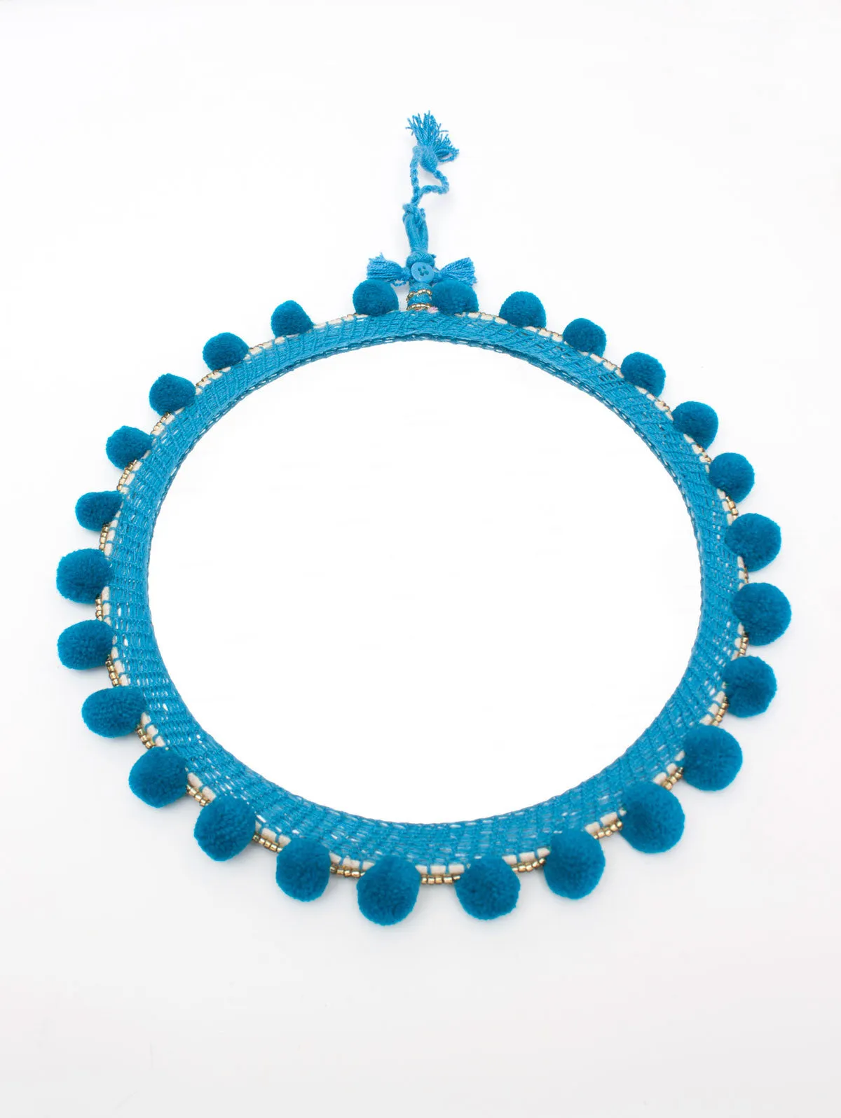 Pom Pom Mirrors, Teal