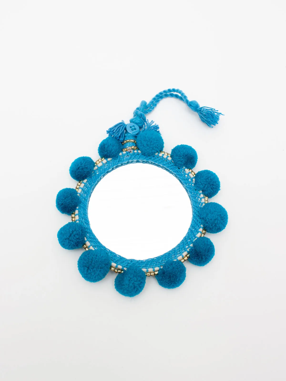 Pom Pom Mirrors, Teal