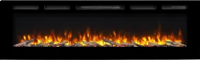 PuraFlame Alice Electric Fireplace 68" Recessed with Heater 1500W New