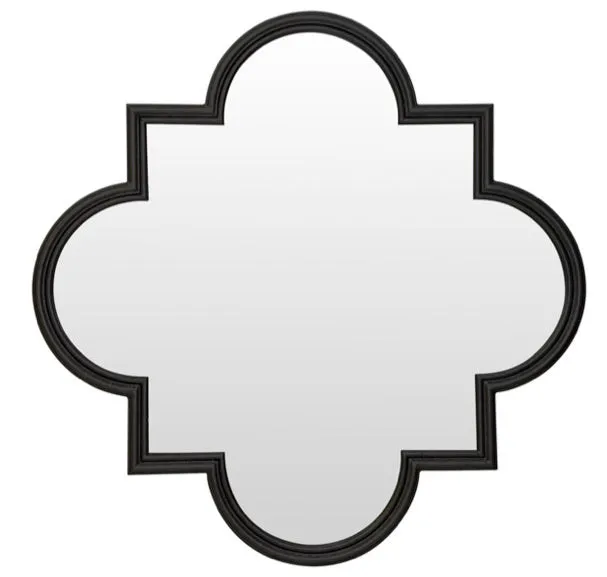Quatrefoil Black Mirror