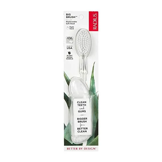 Radius Big Brush Replacement Heads Soft (2 pack)